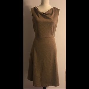 Lands End Cowl Neck Midi Dress